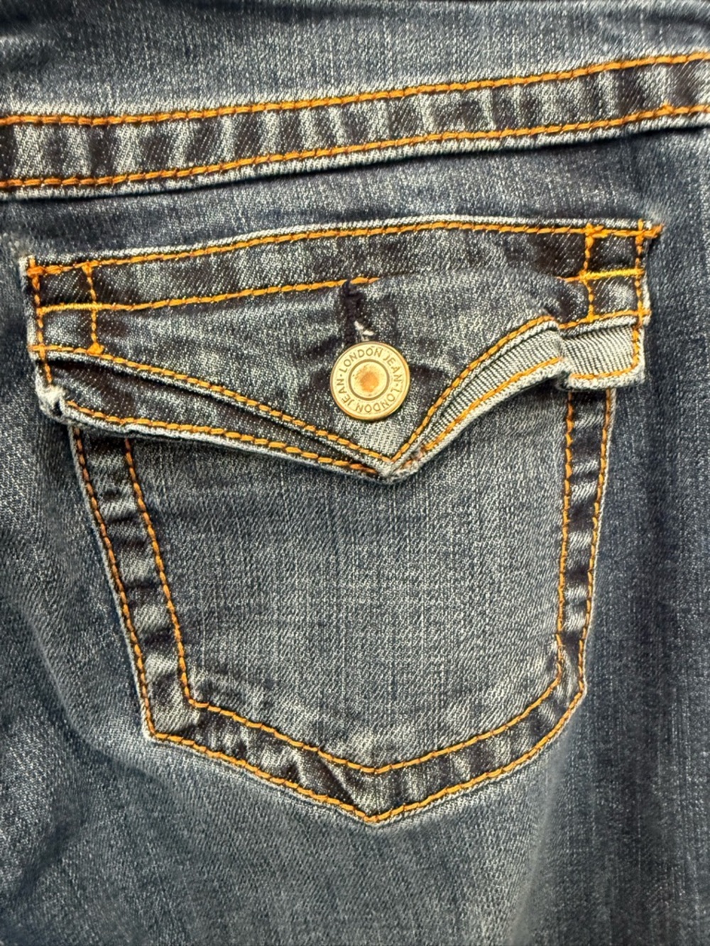 Y2K LONDONJEAN Medium Blue Boot Cut Jeans - Picture 4 of 5